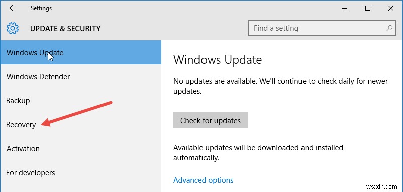 Windows 10에서 이전 버전의 Windows로 다운그레이드하는 방법
