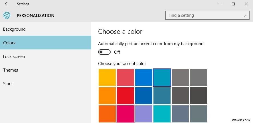 Windows 10에서 창 제목 표시줄의 색상을 변경하는 방법