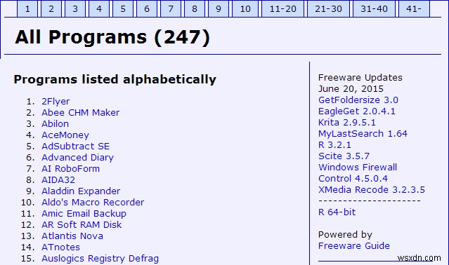 Windows 소프트웨어의 최신 프리웨어 버전을 다운로드하는 방법