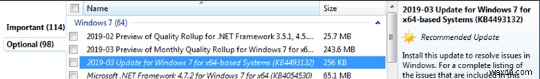 Windows 7:지원 종료 알림, 확장 보안 업데이트 프로그램