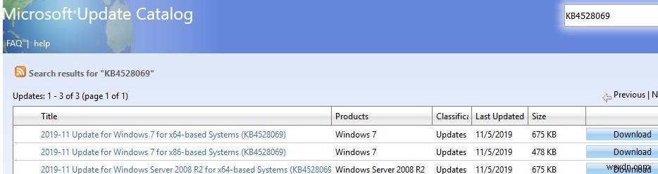 Windows 7:지원 종료 알림, 확장 보안 업데이트 프로그램