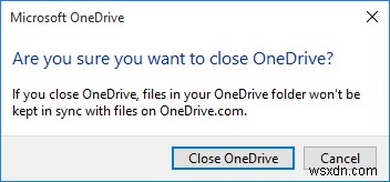 Windows 10에서 OneDrive 앱을 제거하는 방법