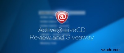 Active Live CD – 최고의 부팅 가능한 복구 도구 세트 검토