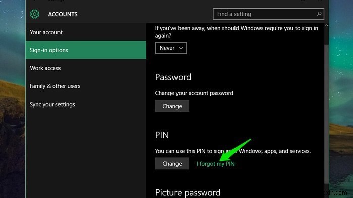 Windows 10 계정에 PIN 보안을 추가하는 방법