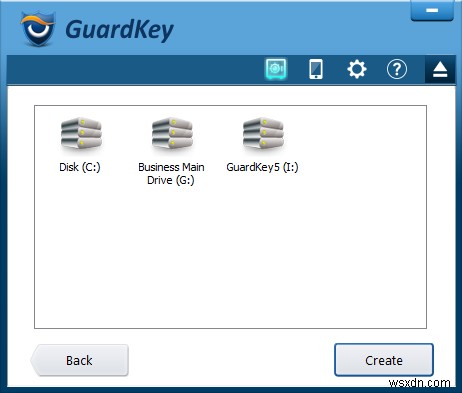 GuardKey를 사용하여 암호화된 드라이브 생성 및 보안 유지