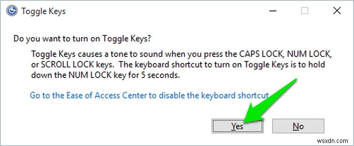 Windows에서 Caps Lock 키를 누를 때마다 알림 받기