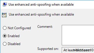 Windows 10에서 향상된 스푸핑 방지를 활성화하는 방법