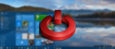 Windows 10 로그인 화면에서 종료 버튼을 제거하는 방법