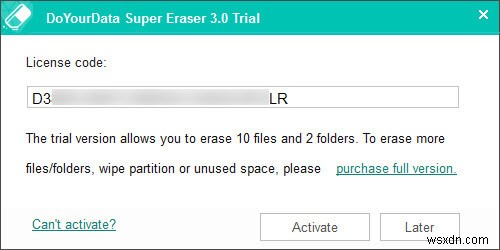 Super Eraser – 데이터를 삭제하는 안전한 방법