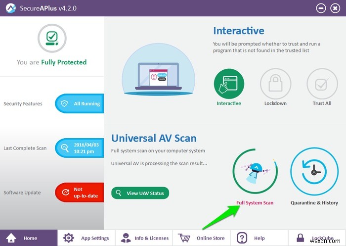 SecureAPlus:12개의 안티바이러스 엔진을 갖춘 무료 클라우드 기반 안티바이러스 프로그램(검토 및 경품)