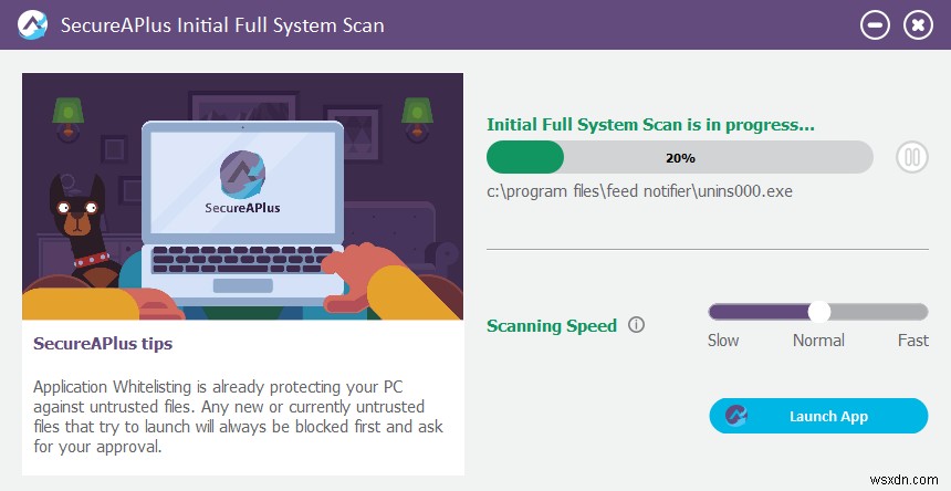 SecureAPlus:12개의 안티바이러스 엔진을 갖춘 무료 클라우드 기반 안티바이러스 프로그램(검토 및 경품)
