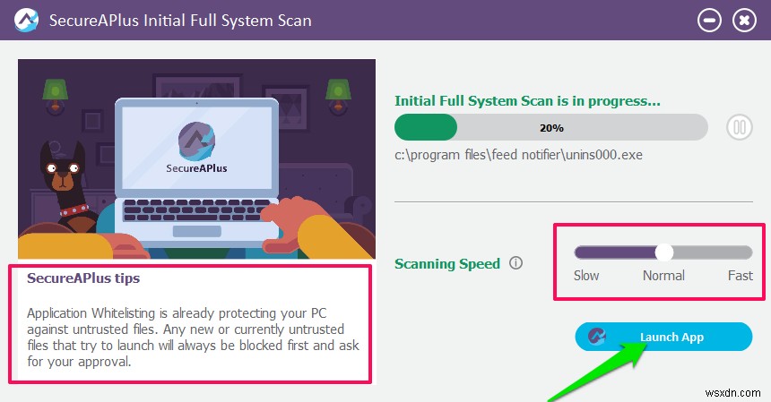 SecureAPlus:12개의 안티바이러스 엔진을 갖춘 무료 클라우드 기반 안티바이러스 프로그램(검토 및 경품)