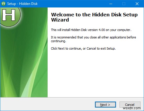 숨겨진 디스크를 사용하여 Windows에서 암호로 보호된 드라이브 만들기