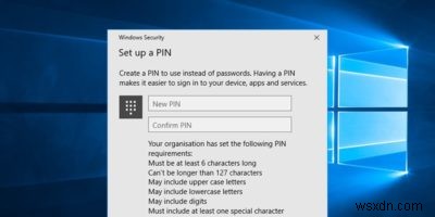 Windows 10에서 PIN 복잡성을 활성화하고 로그인 PIN을 보다 안전하게 만드는 방법