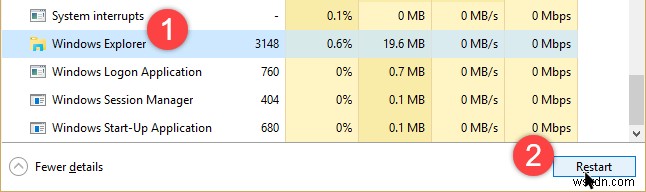 Windows 10 시작 메뉴에서 빈 타일을 수정하는 방법