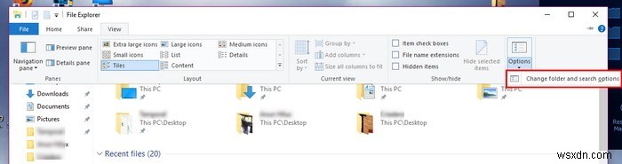 Windows 10용 파일 탐색기에서 광고를 끄는 방법