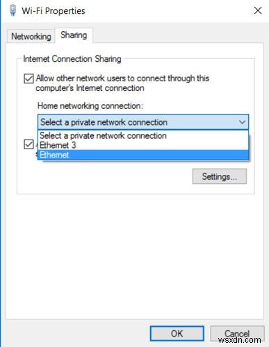 두 Windows PC 간에 인터넷 연결을 공유하는 방법