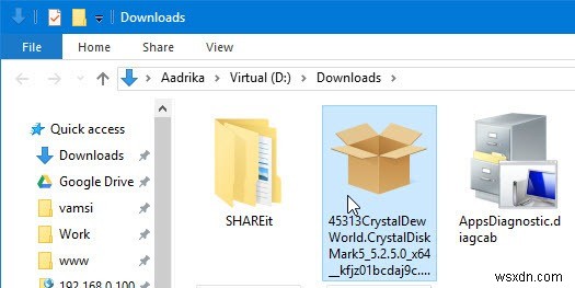 Windows 10의 Windows 스토어에서 appx 파일을 다운로드하는 방법