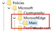 사용자가 Microsoft Edge의  about:flags  페이지에 액세스하지 못하도록 차단하는 방법