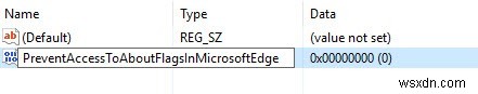 사용자가 Microsoft Edge의  about:flags  페이지에 액세스하지 못하도록 차단하는 방법