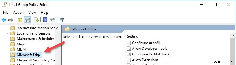 사용자가 Microsoft Edge의  about:flags  페이지에 액세스하지 못하도록 차단하는 방법