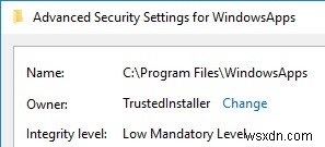 Windows 10에서 시스템 파일에 대한 소유권을 TrustedInstaller로 복원하는 방법