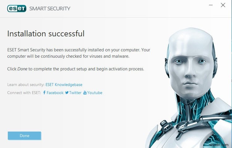 Windows 10에서 ESET NOD 32 및 Smart Security를 ​​제거하는 방법