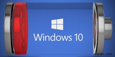 Windows 10에서 노트북 배터리 수명을 개선하는 방법