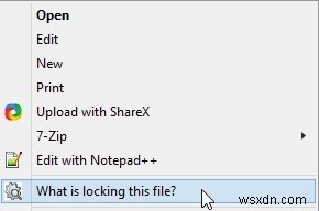 Windows에서  사용 중  파일의 잠금을 해제하는 방법