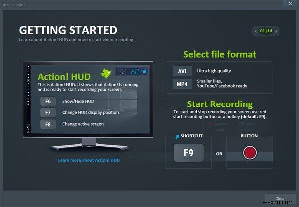 행동! 스크린 레코더:Windows에서 스크린캐스팅, 게임 녹화 및 라이브 스트리밍을 위한 올인원 소프트웨어
