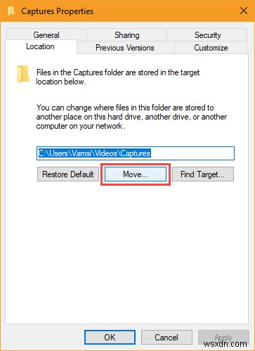 Windows 10에서 기본 게임 DVR 폴더를 변경하는 방법