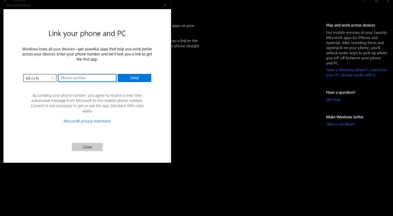 Windows 10용  PC에서 계속 을 사용하여 중단한 부분부터 다시 시작