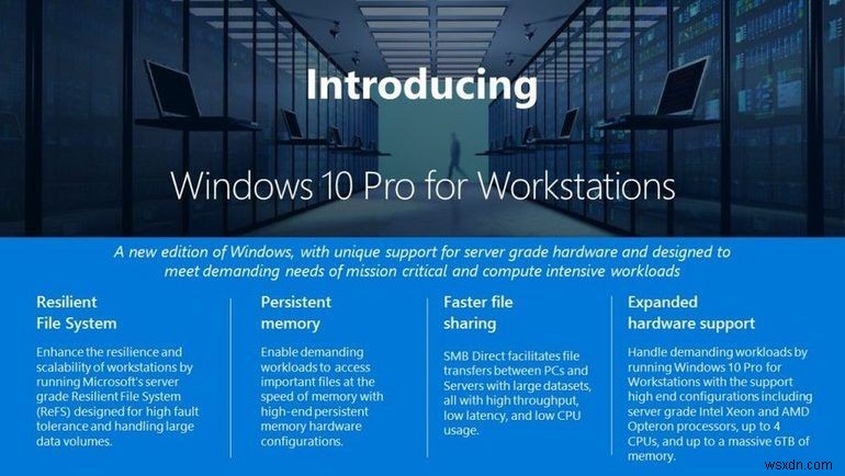 Windows 10 Pro for Workstation이란 무엇이며 업그레이드 방법