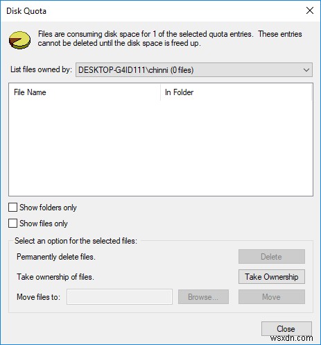 사용자가 Windows의 모든 하드 드라이브 공간을 사용하지 못하도록 하는 방법
