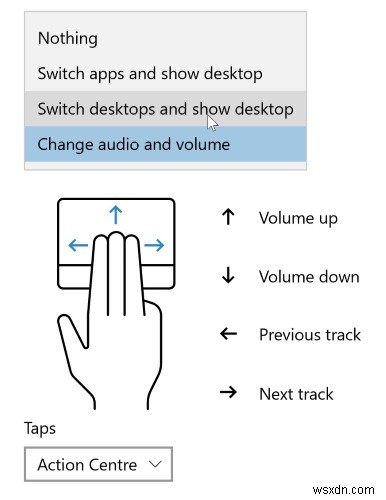 Windows 10에서 터치패드 제스처를 사용자 정의하는 방법