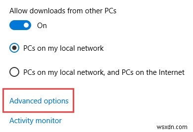 Windows 10에서 Windows 업데이트의 대역폭을 제한하는 방법