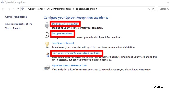 Windows 10에서 음성 인식을 설정하는 방법