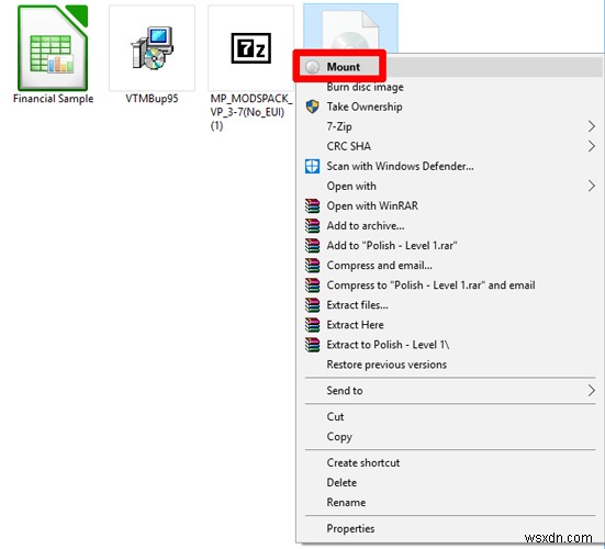 Windows에서 ISO 파일을 마운트(및 마운트 해제)하는 방법