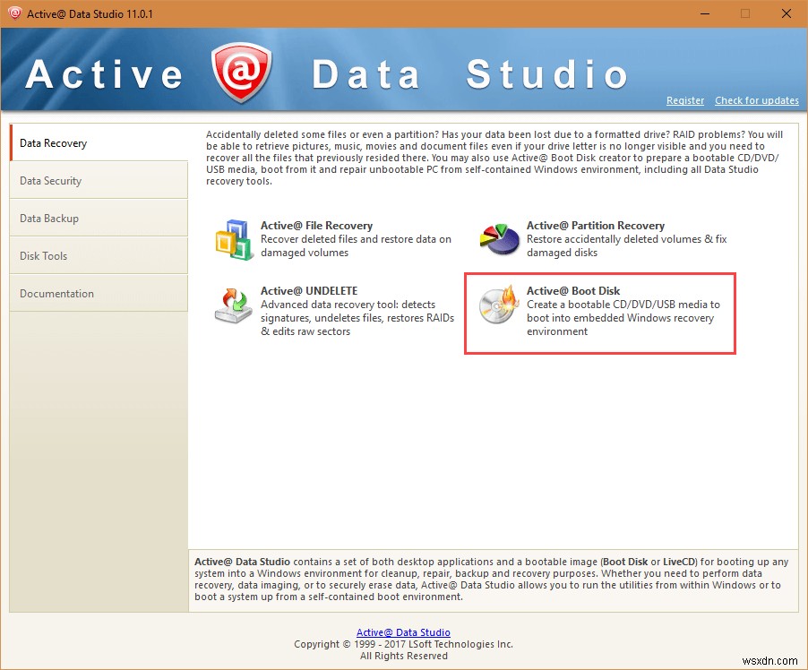 Active@ Data Studio – 필수 PC 도구를 한 곳에서