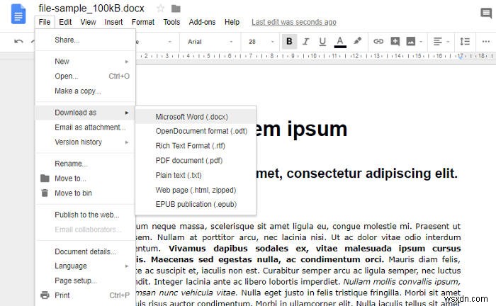 Microsoft Office 없이 docx 파일을 여는 방법