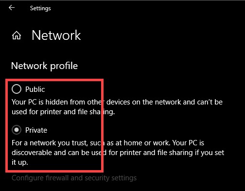 Windows에서 네트워크를 공개에서 비공개로 변경하는 방법