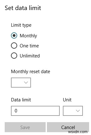 Windows 10 4월 업데이트에서 데이터 사용량을 더 잘 추적하고 제한하는 방법