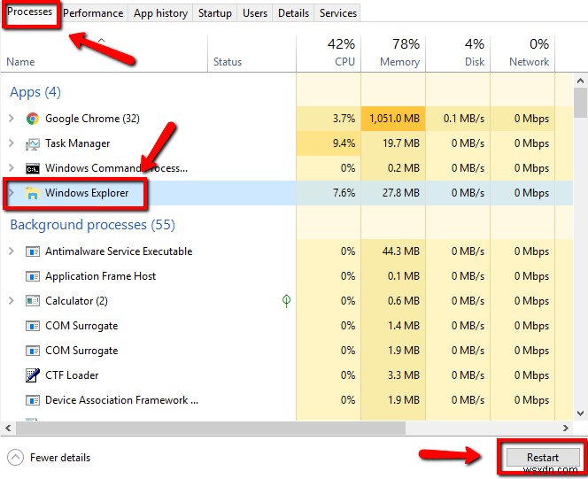 Windows 10에서 작업 표시줄 누락 아이콘을 수정하는 방법