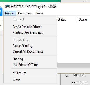 Windows 10에서 프린터 대기열을 지우는 방법