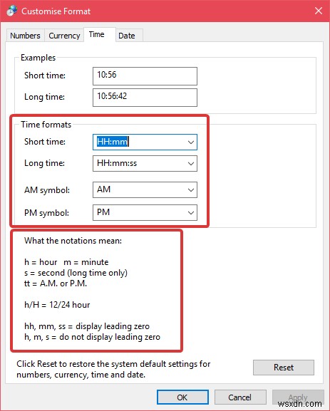 Windows 10에서 시간 및 날짜 형식을 완전히 사용자 지정하는 방법