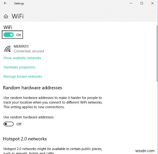Windows 10에서 Wi-Fi가 작동하지 않는 문제를 해결하는 방법
