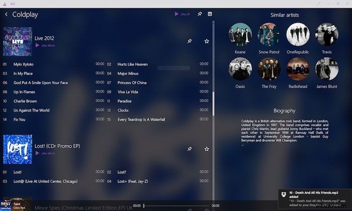 Windows용 최고의 무료 음악 플레이어 6개