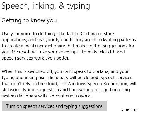 Cortana의 음성 명령 로그 확인 및 삭제 방법