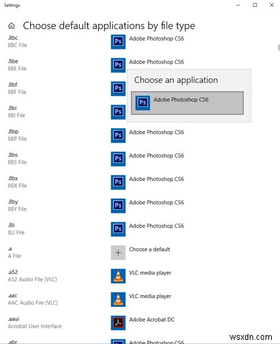 Windows 10에서 파일 연결을 변경, 재설정 및 교체하는 방법