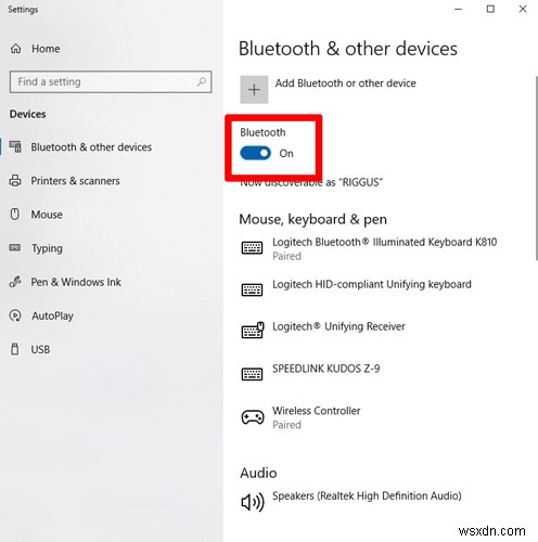 Windows 10에서 Bluetooth 장치를 설정하고 관리하는 방법